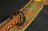 41" Handmade Japanese Samurai Tiger Sword Katana Clay Tempered Full Tang Blade - Handmade Swords Expert
