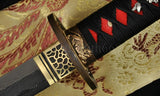 Clay Tempered Folded Steel Blade Ray Skin Saya Japanese Samurai Sword Katana - Handmade Swords Expert