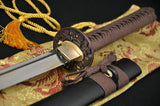 41" Japanese Samurai Katana Functional Sword Folded Steel Blade Warriors Tsuba - Handmade Swords Expert